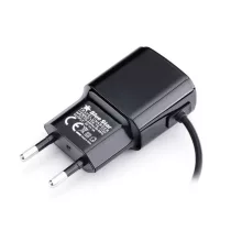 Univerzális töltőfej töltőkábellel (1,13 m) Blue Star - micro USB csatlakozóval 2A 10W (fekete)