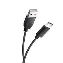 Töltőkábel Blue Star - USB A-ról USB C csatlakozóra 1,2m (fekete)