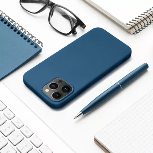 IPhone 14 Pro Max kék szilikon telefontok