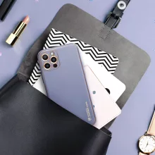 IPhone 14 Pro kék bőr telefontok