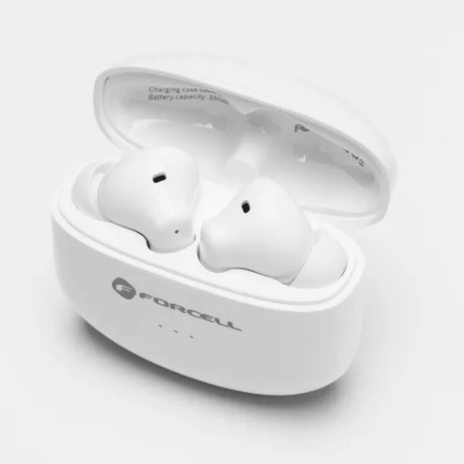 FORCELL F-Audio vezeték nélküli fülhallgató (fehér)