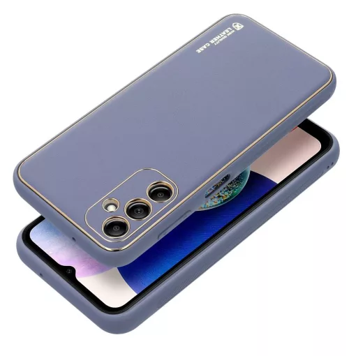 Samsung Galaxy A14 5G kék bőr telefontok