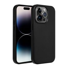 IPhone 15 Pro Max fekete bőr Mag Cover telefontok