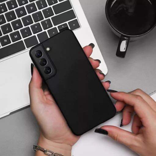 Samsung Galaxy S24 Plus fekete szilikon telefontok