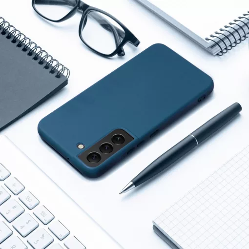 Samsung Galaxy S24 Plus kék szilikon telefontok