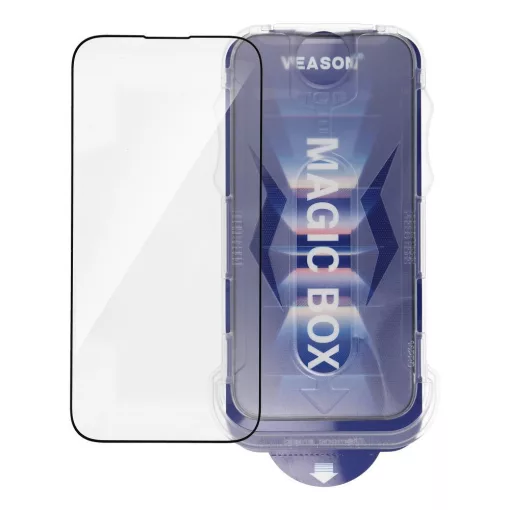IPhone 15 6D üvegfólia felrakóval