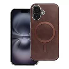Iphone 17 Pro Max Gentleman barna bőr Magsafe telefontok