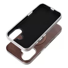 Iphone 17 Pro Max Gentleman barna bőr Magsafe telefontok