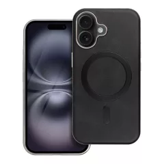 Iphone 17 Gentleman fekete bőr Magsafe telefontok