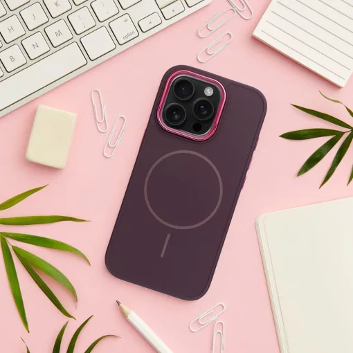 Iphone 17 Mag Cover lila telefontok (Frame)