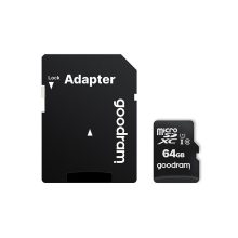 GoodRAM microSD memóriakártya 64GB + Adapter SD